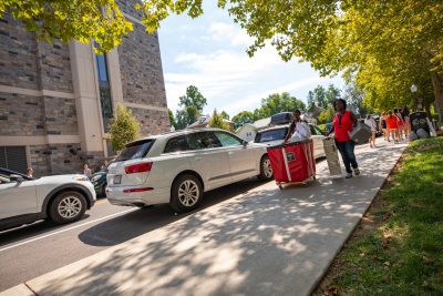 Parking information for move-in, Aug. 15-24