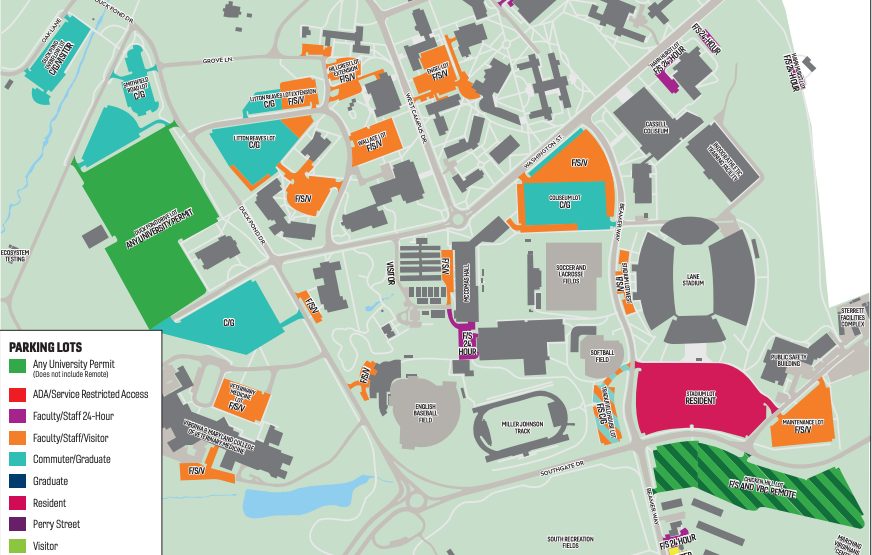 Parking Guide And Map Parking Services Virginia Tech